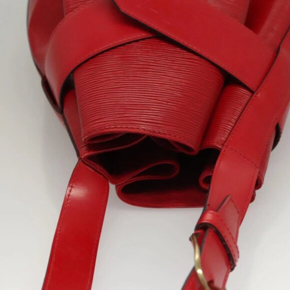 LOUIS VUITTON Epi Sac Depaule PM Shoulder Bag Red - Picture 12 of 16